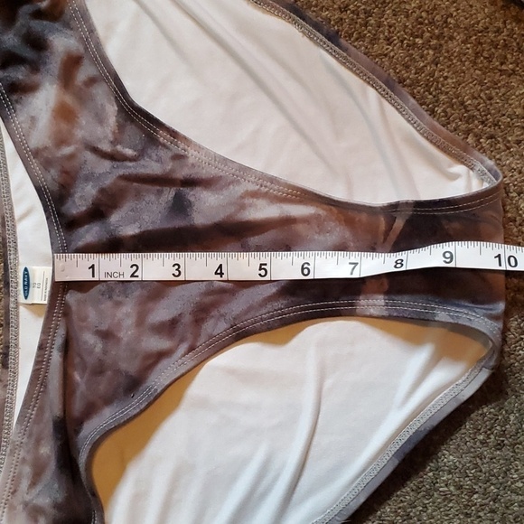 Old Navy Grey Tie Dye Bandeau Bikini Set XL - Picture 10 of 14